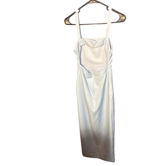 Revolve Light Blue Sleeveless Maxi Dress With Side Slit By The Way. S - Picture 4 of 6